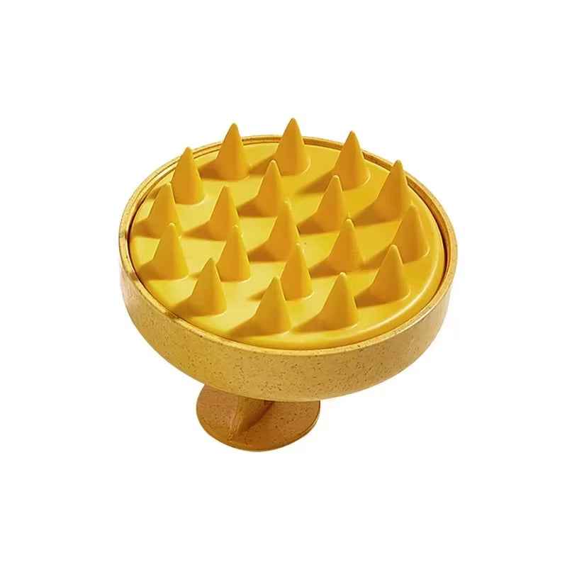 CushionWave Wet & Dry Scalp Massage Brush – Deep-Clean & Relax