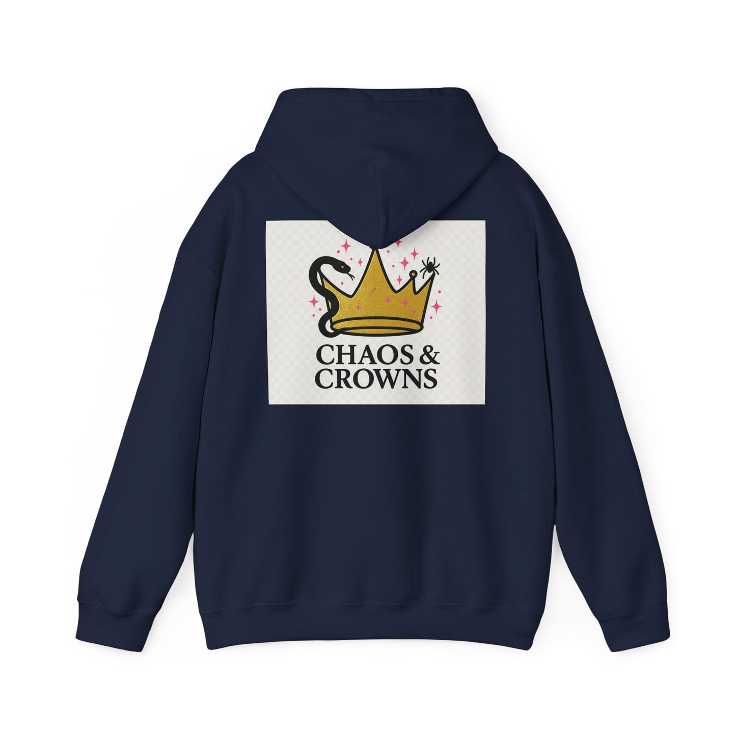 Chaos & Crowns Hoodie — Strong Women Statement Sweatshirt 👑✨ Printify
