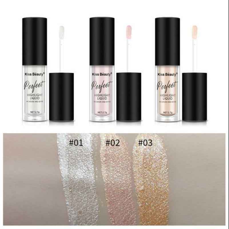 KISS BEAUTY Liquid Highlighter Beauty Face Brightener Oil Shimmer Glow Makeup