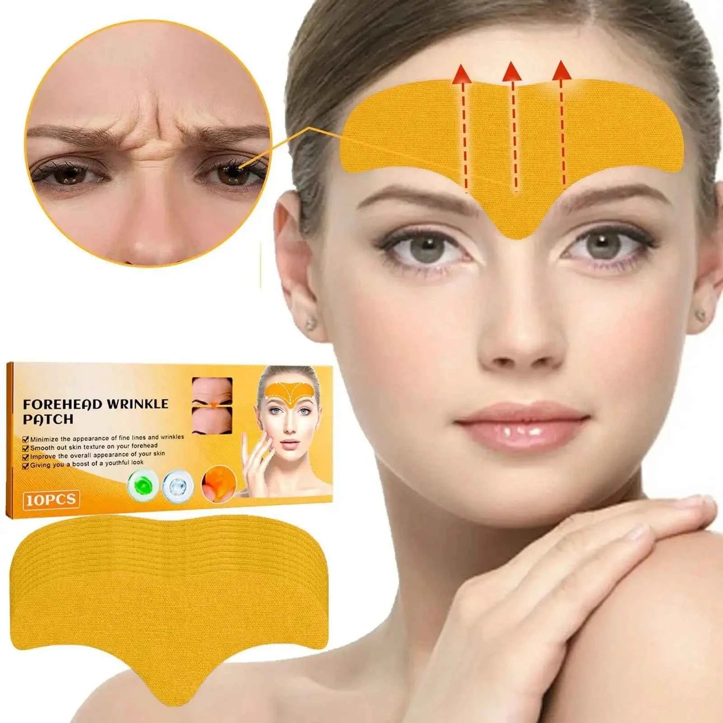 "Wrinkle Patch” 10‑Piece Face Lifting Wrinkle Patches – Firm, Smooth, Repeat