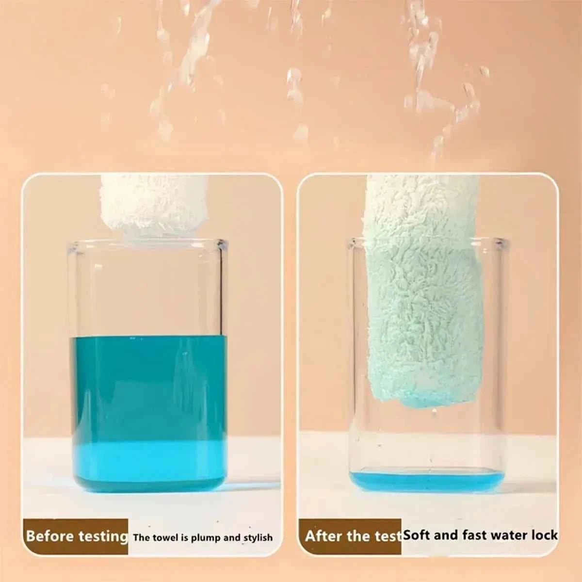 Glow‑Wrap Microfiber U‑Shape Facial Towel