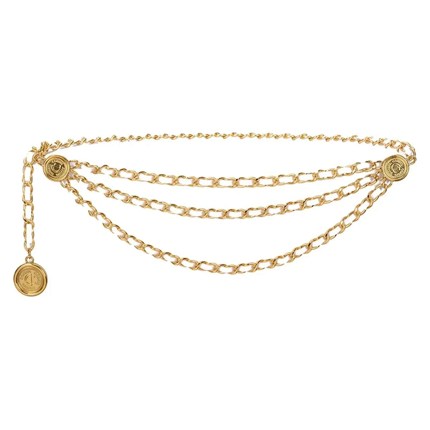 ✨ Tassel Layered Waist Chain Belt ✨ | Retro Chic Body Jewelry for Dresses, Bridal & Party Looks 👑💃