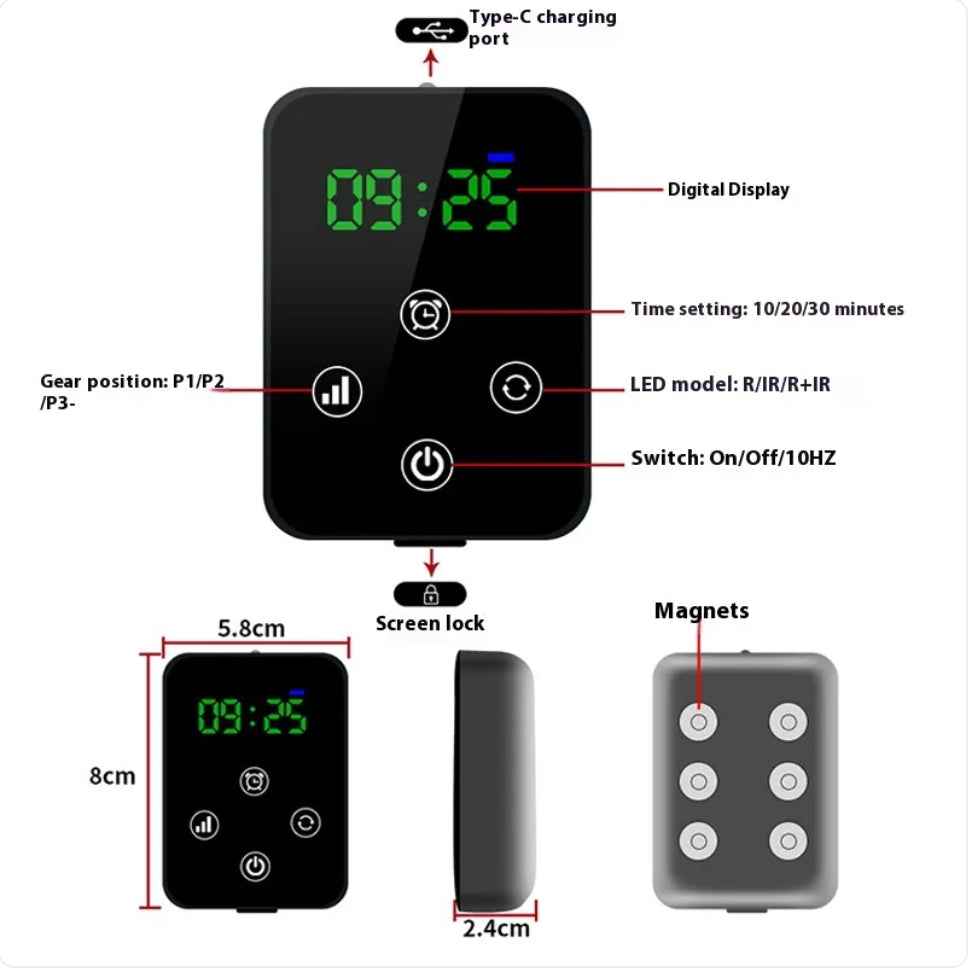 KneeGlow™ Infrared Massager – Red Light Therapy for Knee Pain Relief