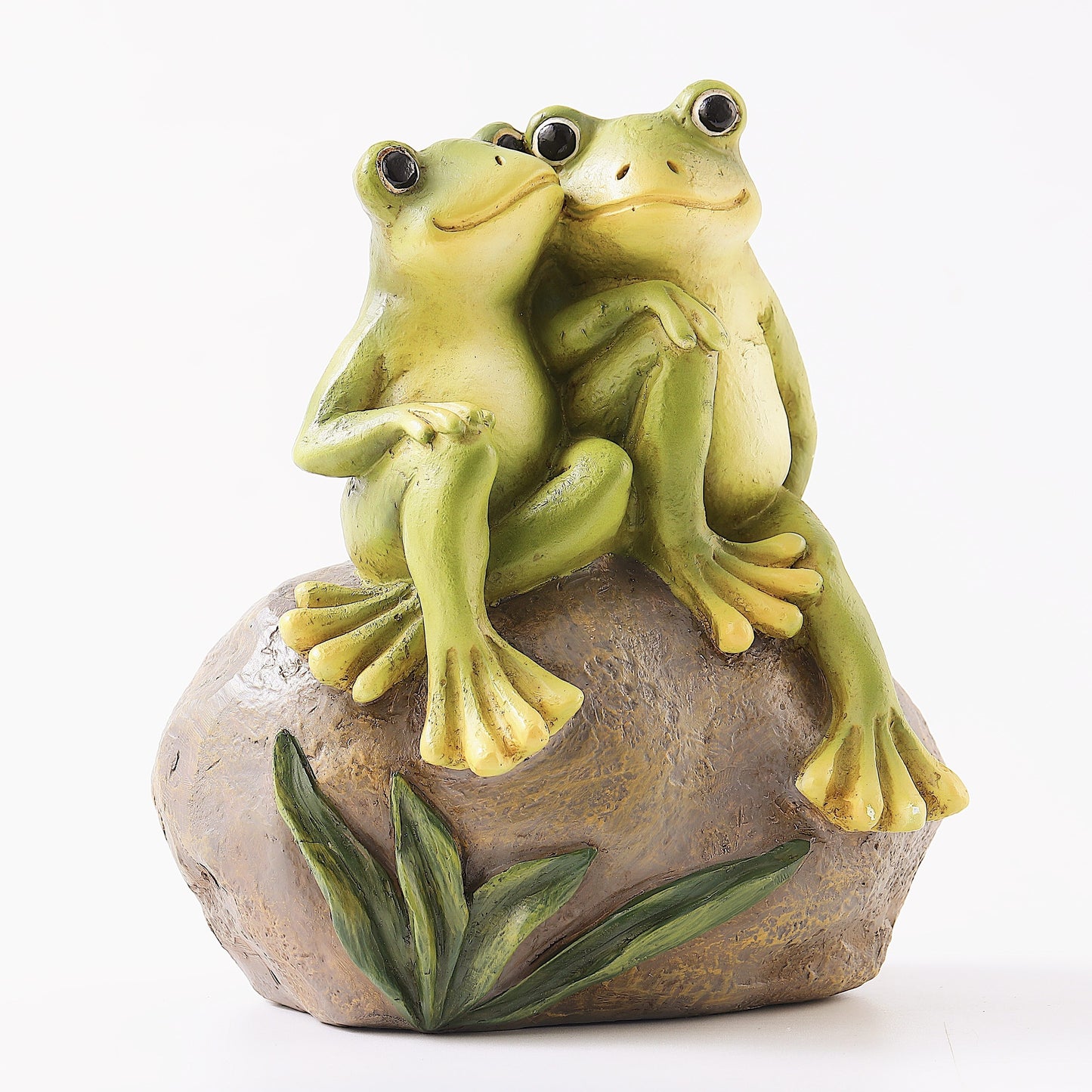1pc Couple Frog Miniature Statue, For Garden Yard Lawn Porch Balcony Patio Outdoor Decor
