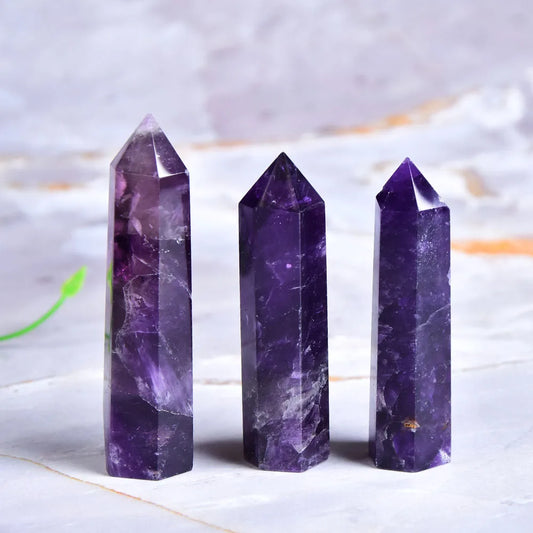 Wholesale Natural Polished Crystal Towers – Mixed Stone Point Collection for Home Décor & Display