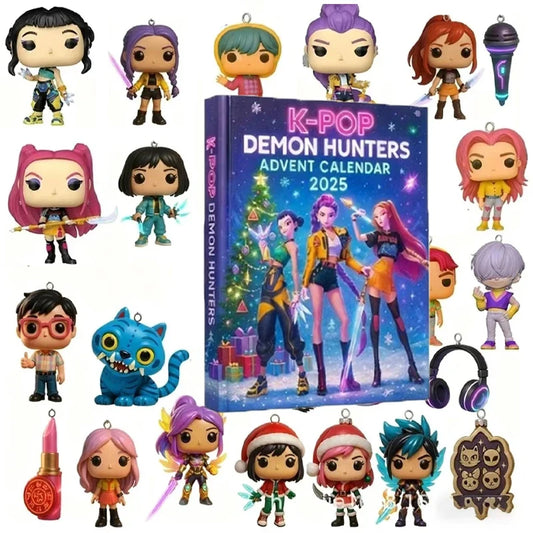 2025 Countdown Advent Calendar – Anime Demon Hunter Style Mini Figure Collectible Set
