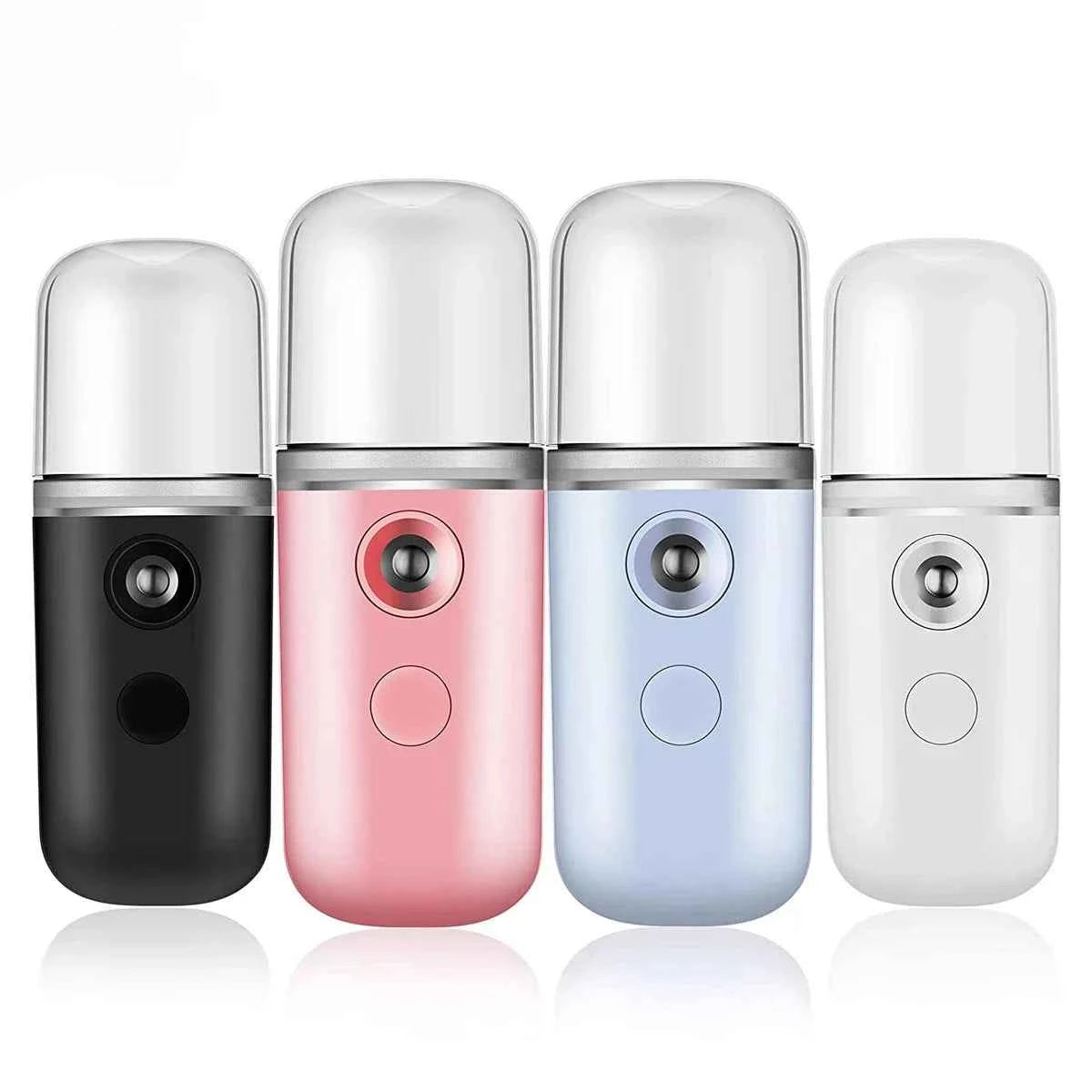 Mist & Glow USB Nano Face Sprayer – Portable 30 mL Facial Steamer