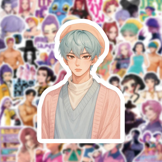 10/30/50PCS Cute KPop Demon Hunters Stickers New Cartoon Graffiti Skateboard Phone Bike Notebook Guitar PVC Waterproof Toys Gift