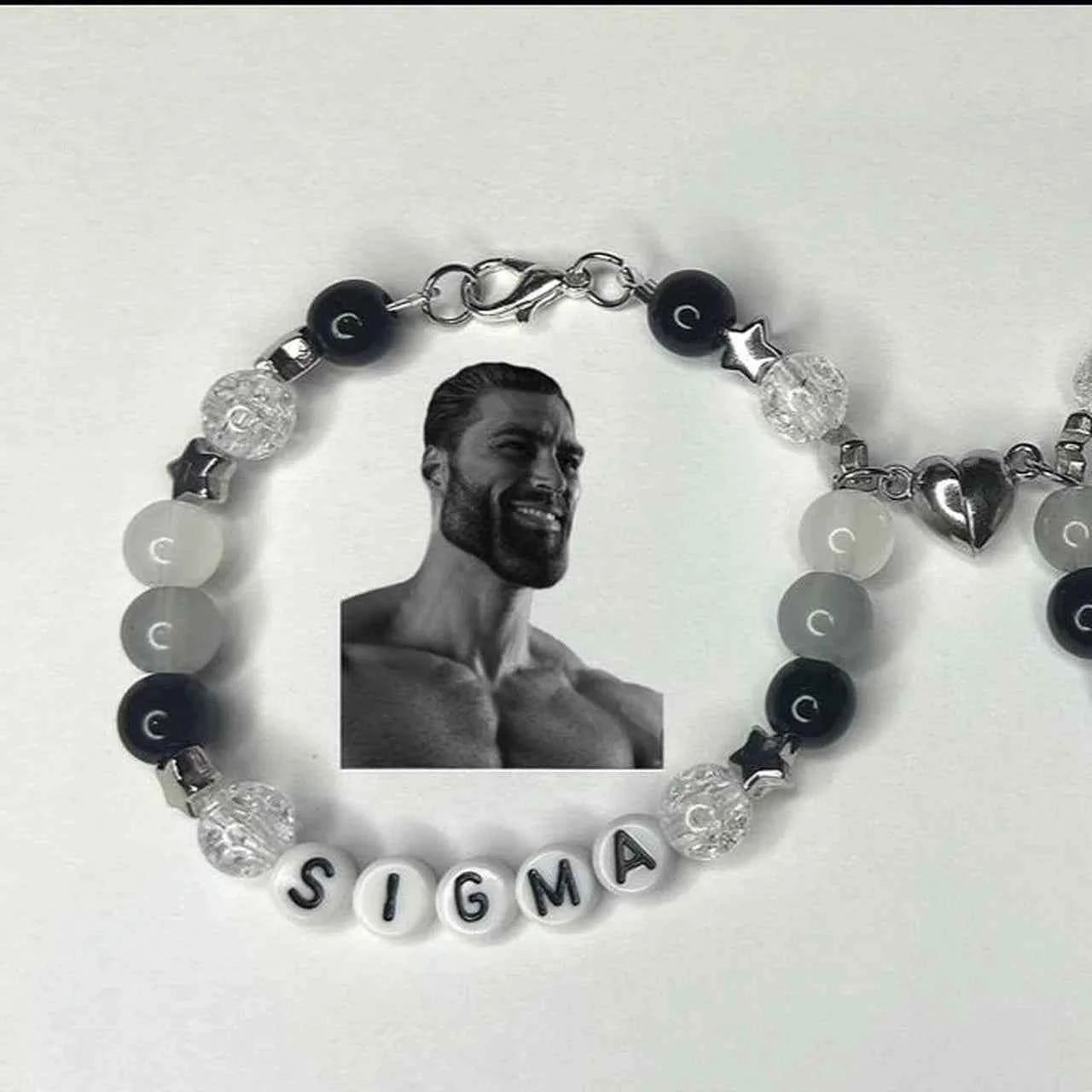 ︎︎Handmade Sigma&alpha bracelets ︎︎