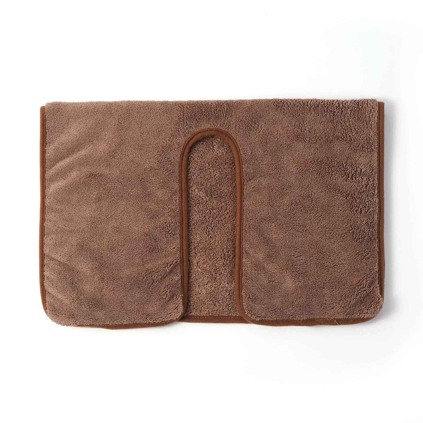 Glow‑Wrap Microfiber U‑Shape Facial Towel