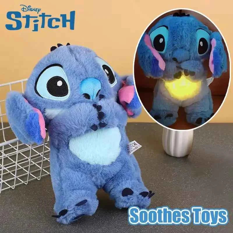 "Dreamy Stitch” Kawaii Plush Doll – Musical Light-Up Sleep Companion
