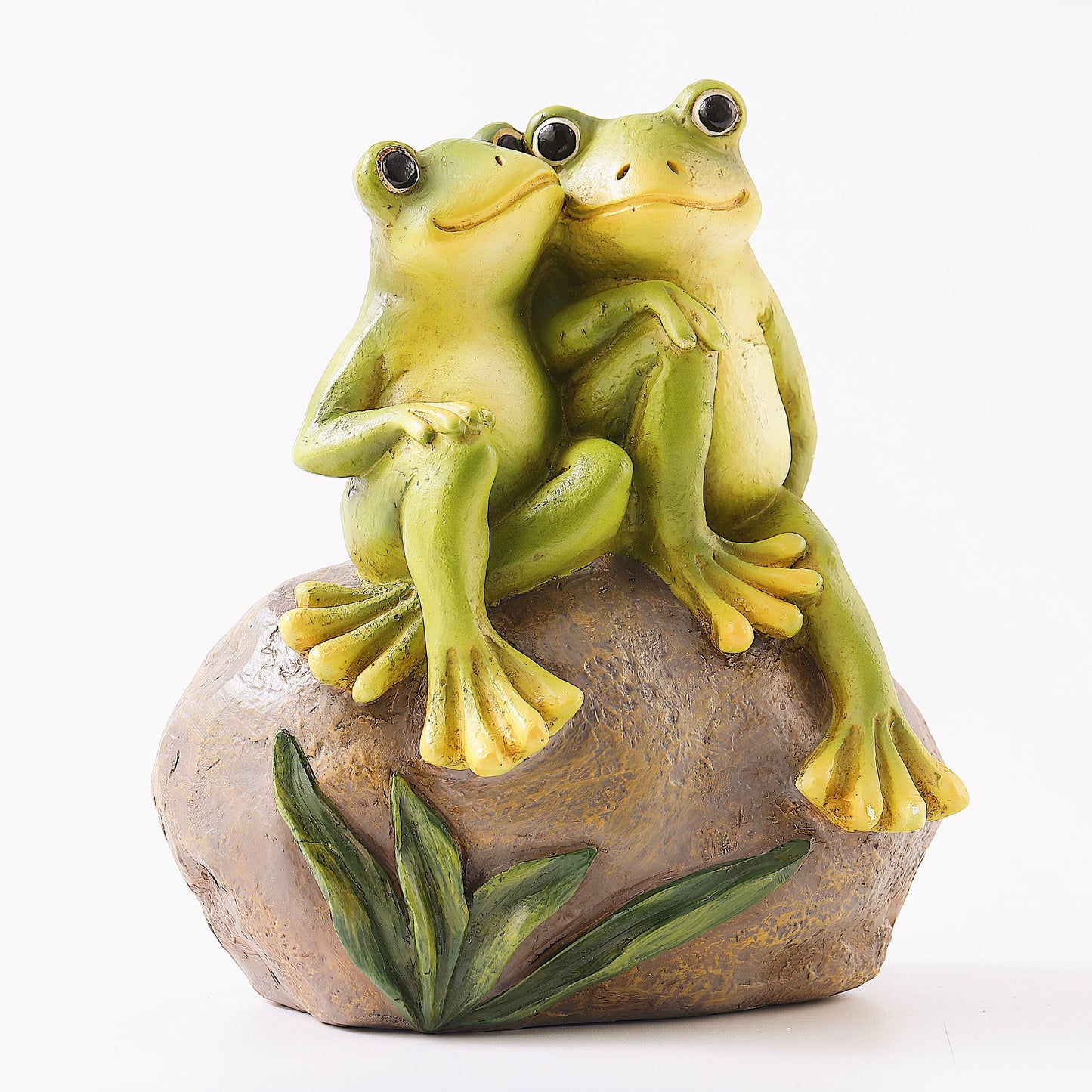 1pc Couple Frog Miniature Statue, For Garden Yard Lawn Porch Balcony Patio Outdoor Decor